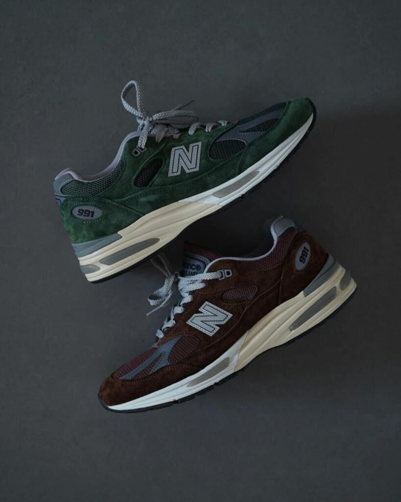 NEWBALANCE 991v2のサイズ感の画像