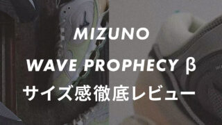 【MIZUNO】WAVE PROPHECY β2のサイズ感や履き心地は?口コミも合わせて販売員がレビュー!