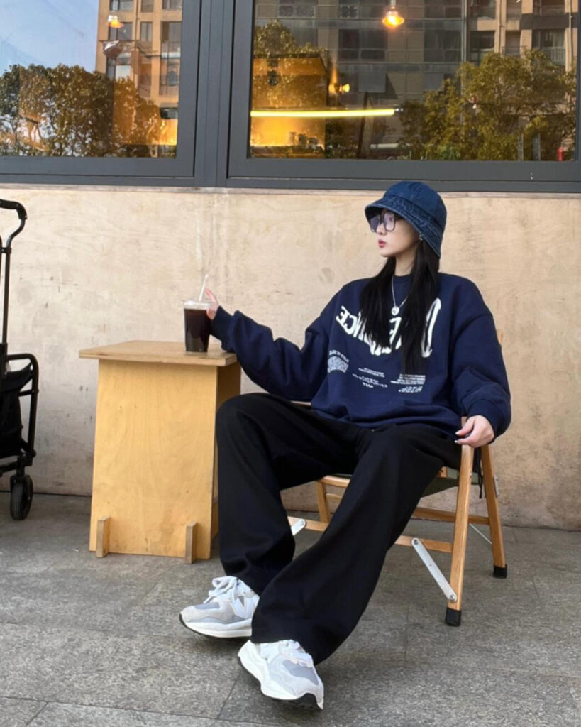 NEWBALANCE 5740のレディースコーデ画像2
