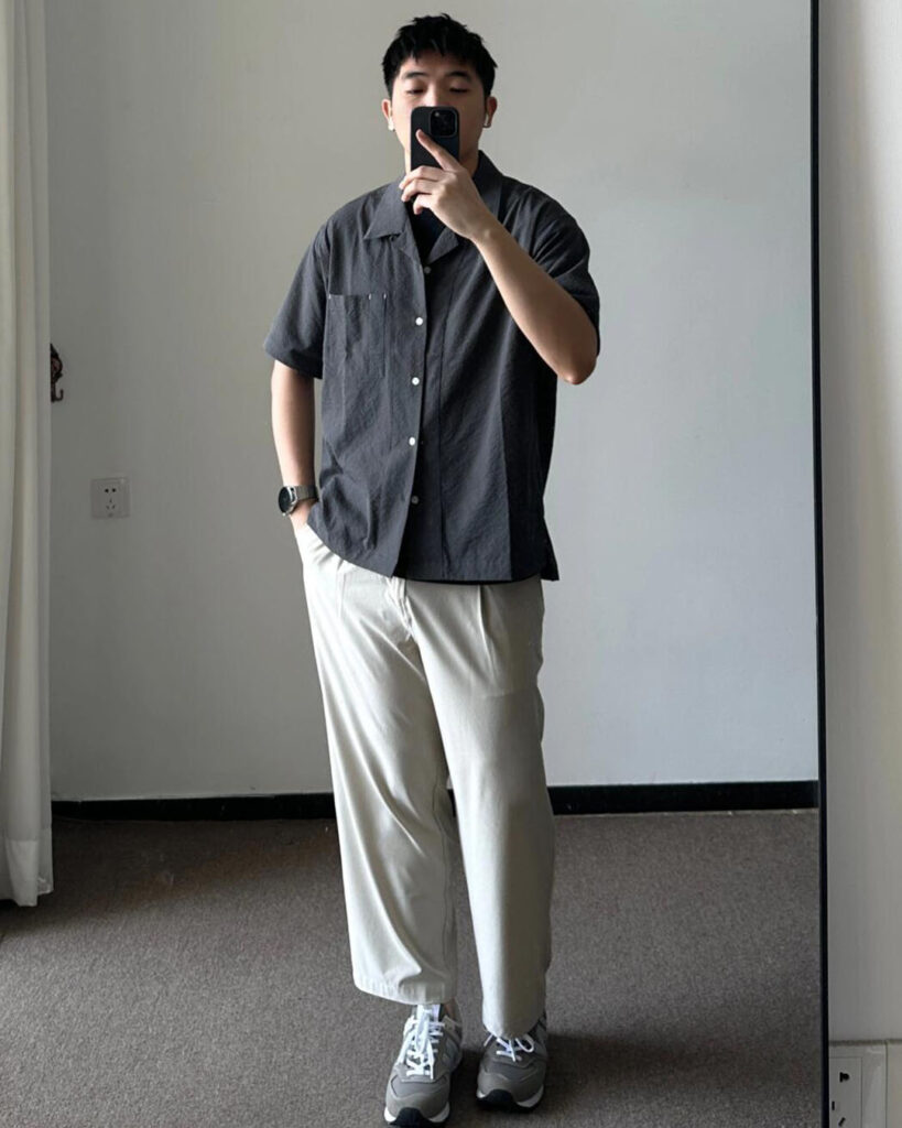 NEWBALANCE 574のメンズコーデの画像3