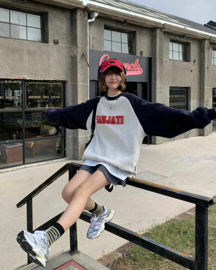 NEWBALANCE 9060のコーデ画像