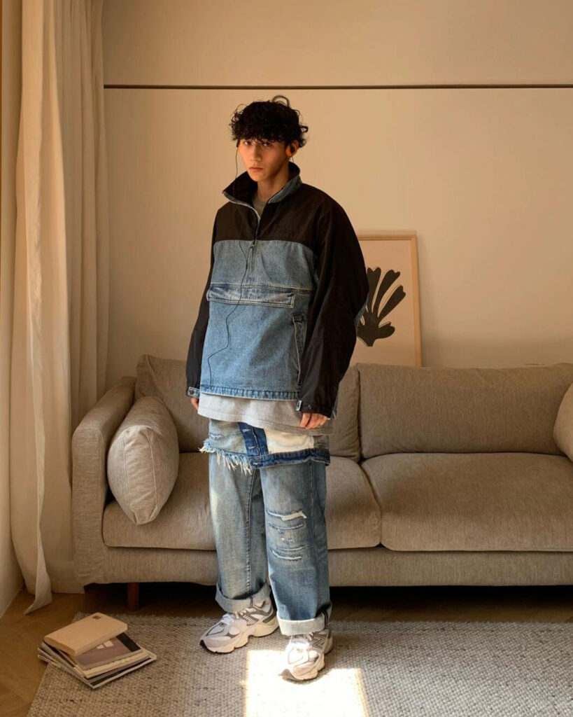 NEWBALANCE 9060のメンズコーデ画像3
