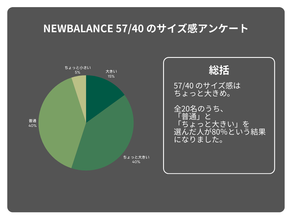 NEWBALANCE5740のアンケート結果