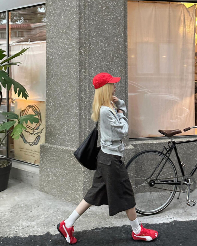 PUMA SPEEDCATレディースコーデの画像2