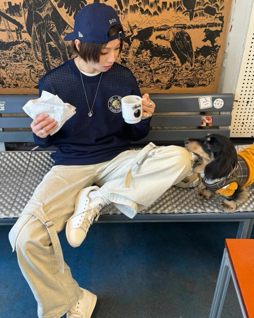 adidas Stan Smithのレディースコーデ画像2