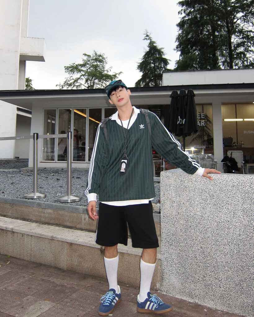 adidas spezialのメンズコーデ画像
