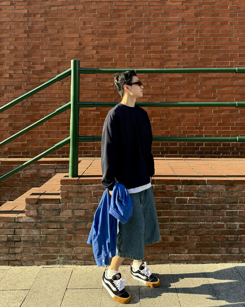 VANS Knu Skoolのメンズコーデ画像