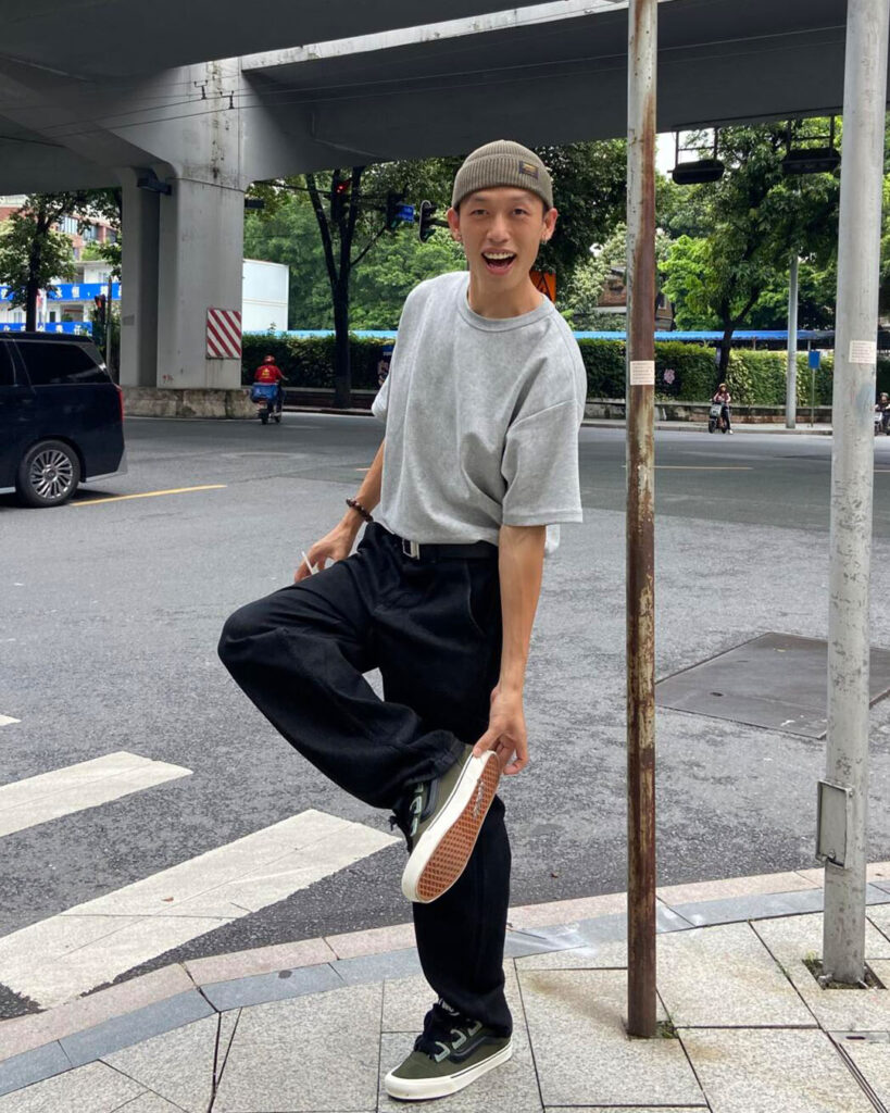 VANS Knu Skoolのメンズコーデ画像2