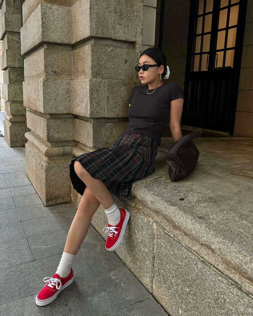 Vans authenticのレディースコーデ画像3