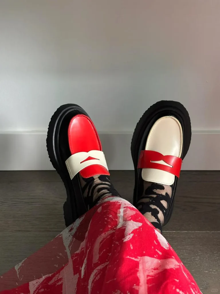 camper(カンペール) twins loafersの画像