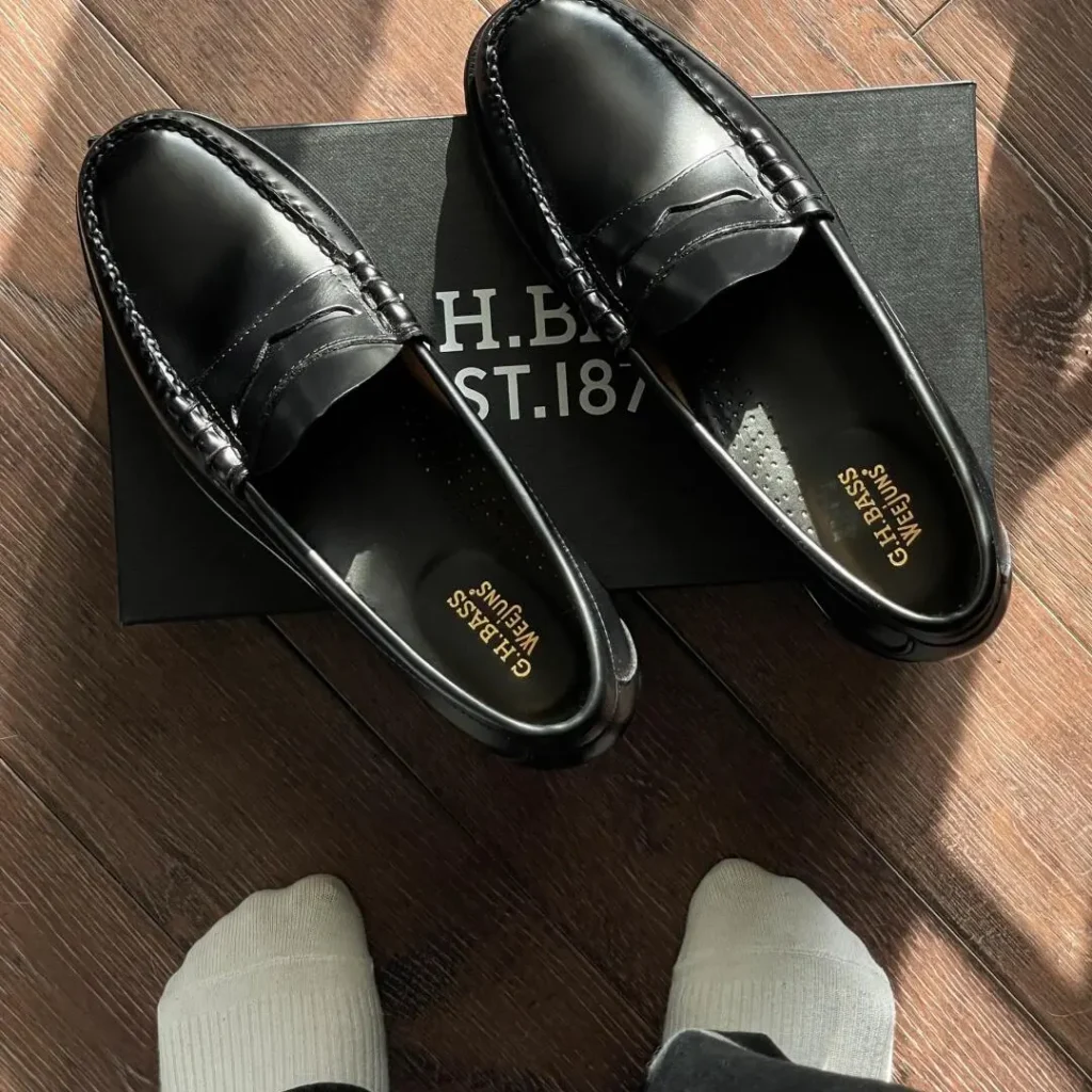 G.H.Bass Weejuns Larsonのサイズ感の画像