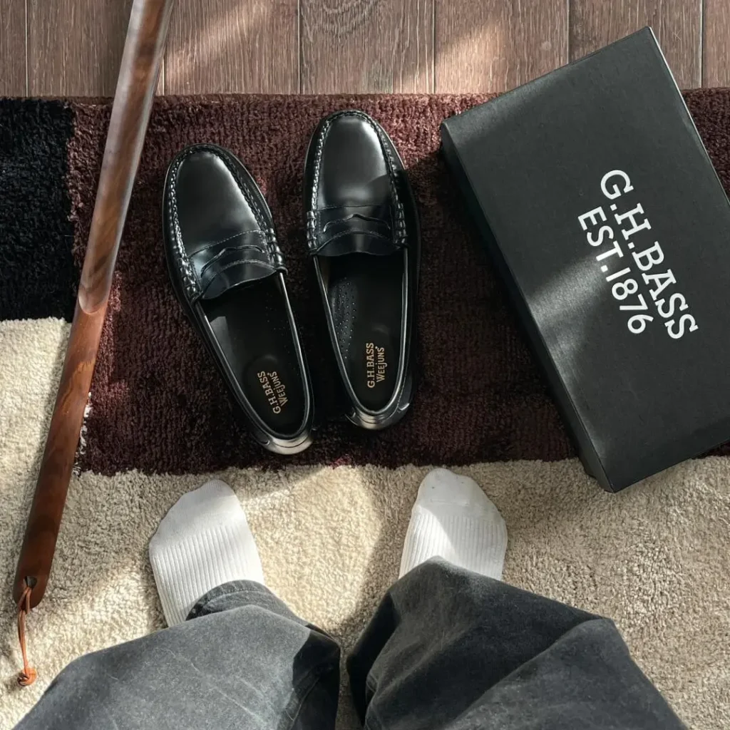 G.H.Bass Weejuns Larsonのサイズ感の画像