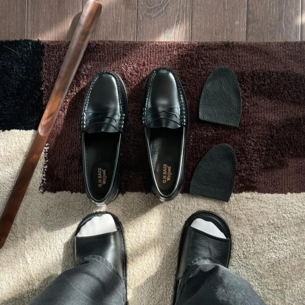 G.H.Bass Weejuns Larsonのサイズ感の画像