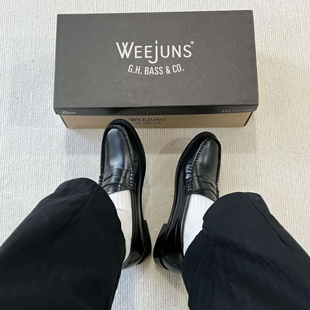 G.H.Bass Weejuns Larsonのサイズ感の画像