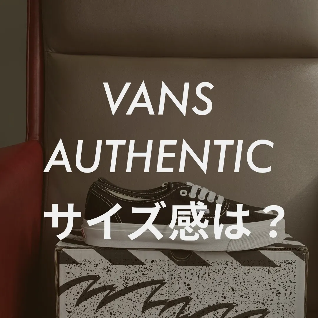 VANS(ヴァンズ) Authentic(オーセンティック) 履き心地記事のサムネイル画像