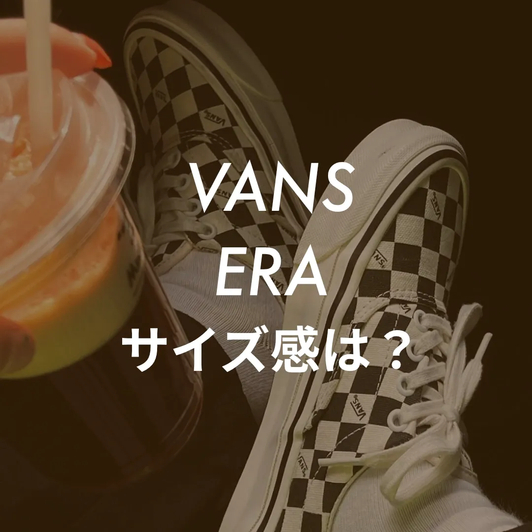 VANS(ヴァンズ) ERA(エラ) サイズ感記事のサムネイル画像