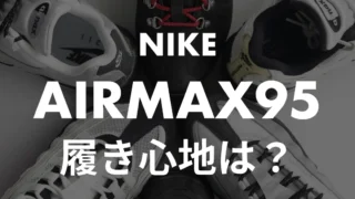 【NIKE】AirMax95の履き心地は?クッション性や疲れやすさを履いてレビュー!
